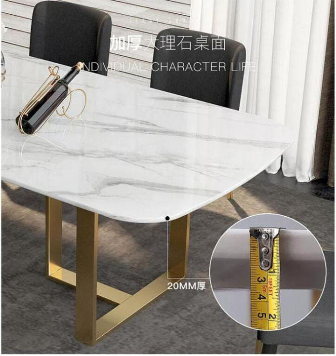 Table a manger ovale en acier inoxydable